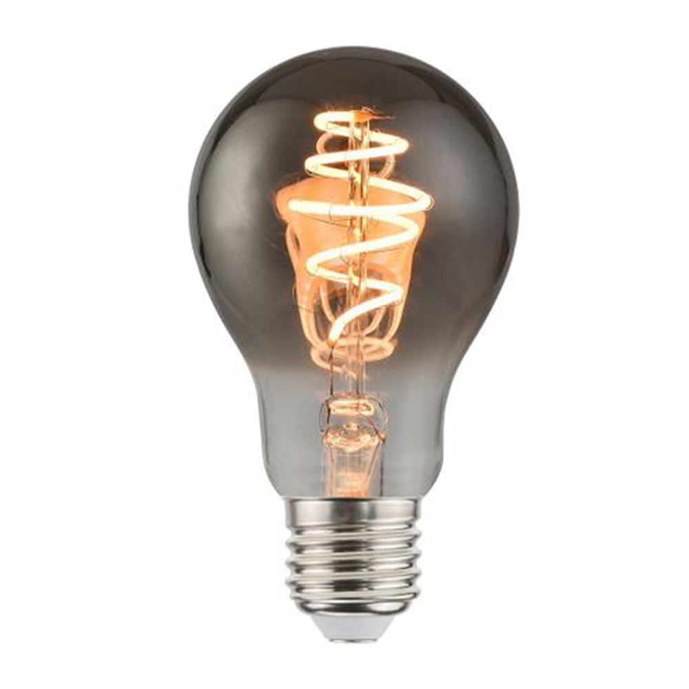 LED Bulb A60 5W E27 Gerookt Spiraal