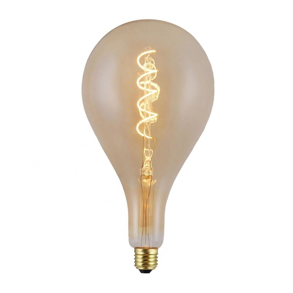 LED Bulb PS165 8,5W E27 Goud Spiraal