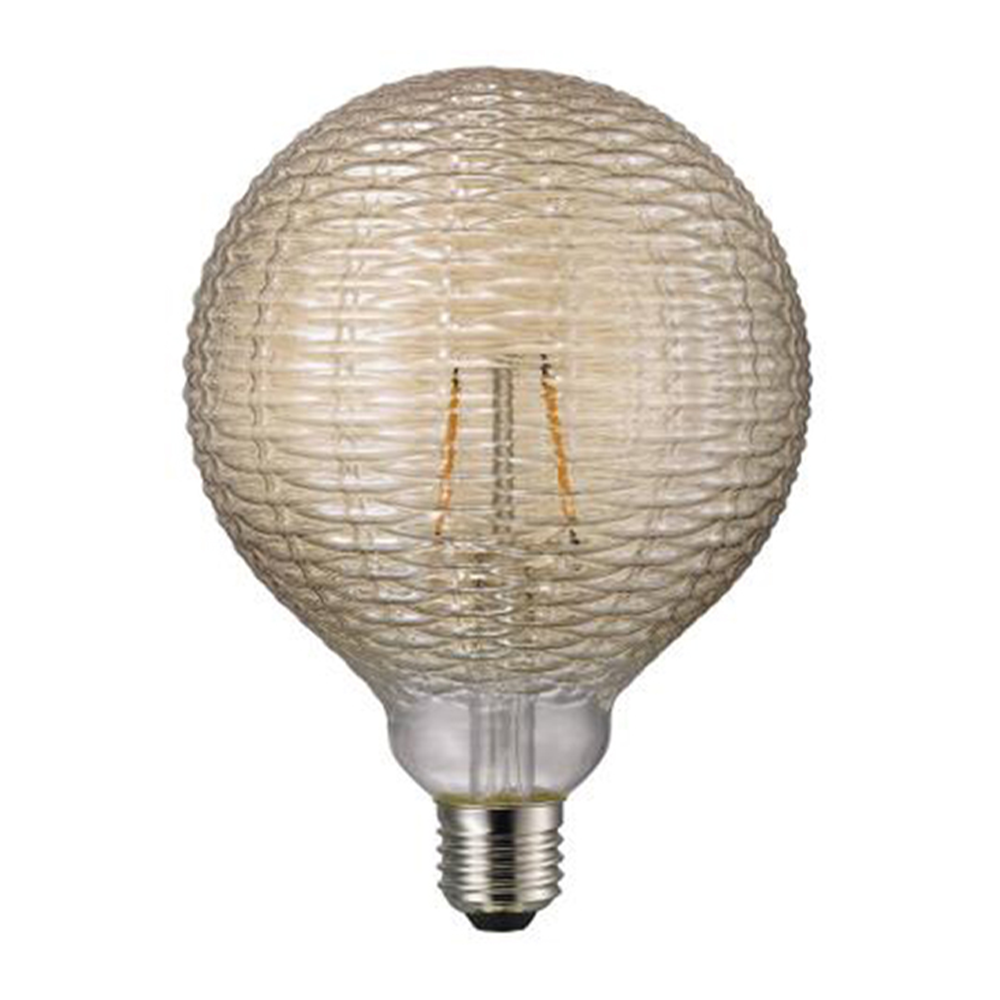 LED Globe G95 1,5W E27 Amber Line Dent
