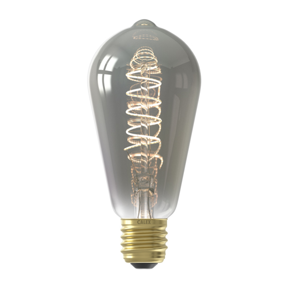 LED Bulb ST64 5W E27 Gerookt Spiraal