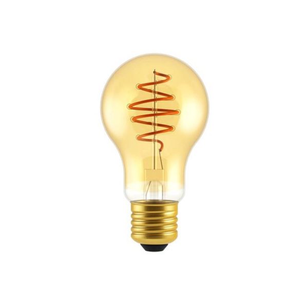 LED Bulb A60 5W E27 Goud Spiraal