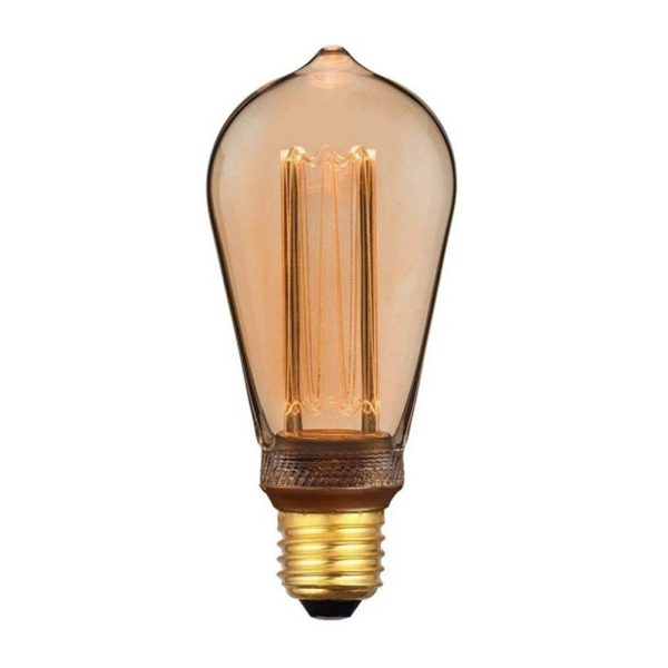 LED Edison ST64 3,5W E27 Goud Retro